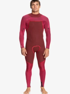 Quiksilver 4/3 Everyday Sessions Back Zip Wetsuit Black Fashion