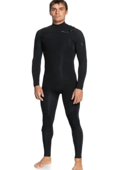 Quiksilver 4/3 Everyday Sessions Chest Zip Wetsuit Black Best