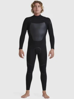 Quiksilver 3/2 Marathon Sessions Chest-Zip Wetsuit Black Sale