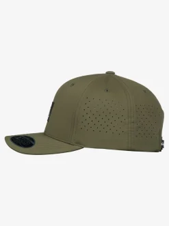 Quiksilver Adapted Flexfit Hat Four Leaf Clover Cheap
