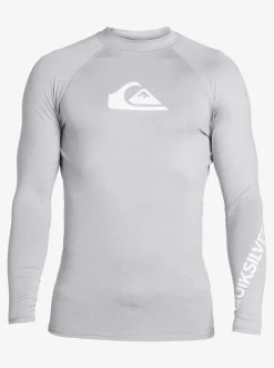 Quiksilver All Time Long Sleeve Upf 50 Rashguard Blithe Online