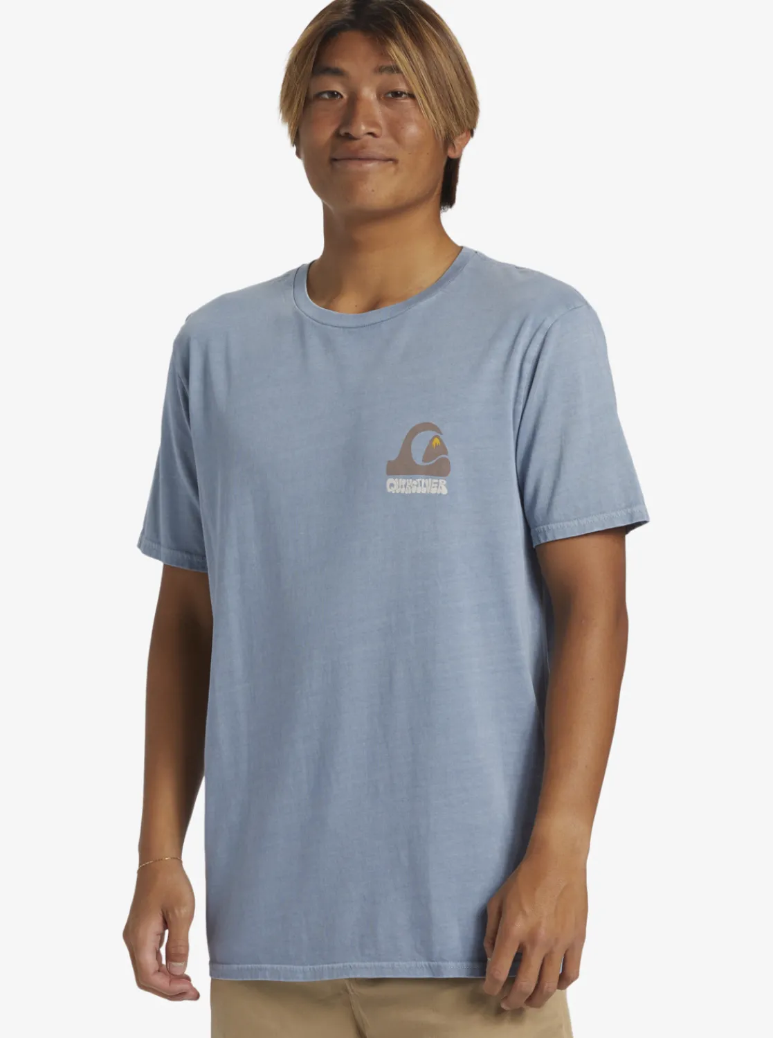 Quiksilver Andy Y Andy T-Shirt Blue Shadow New