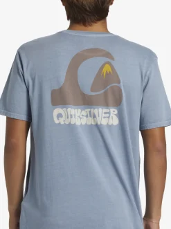 Quiksilver Andy Y Andy T-Shirt Blue Shadow New