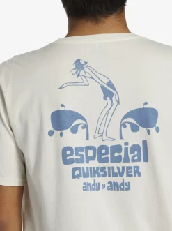 Quiksilver Andy Y Andy T-Shirt Snow White Hot