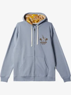 Quiksilver Andy Y Andy Zip-Up Hoodie Blue Shadow Shop
