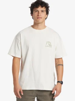 Quiksilver Bag Of Sun Mnd T-Shirt Gardenia Hot