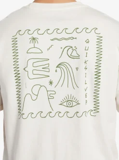 Quiksilver Bag Of Sun Mnd T-Shirt Gardenia Hot