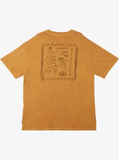 Quiksilver Bag Of Sun Mnd T-Shirt Mustard Store