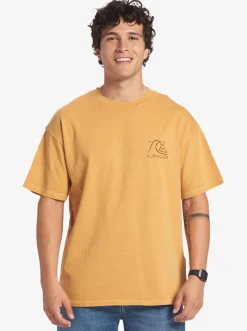 Quiksilver Bag Of Sun Mnd T-Shirt Mustard Store