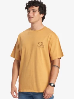 Quiksilver Bag Of Sun Mnd T-Shirt Mustard Store