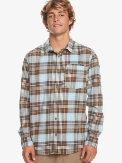 Quiksilver Banchor Long Sleeve Shirt Major Brown Banchor Hot