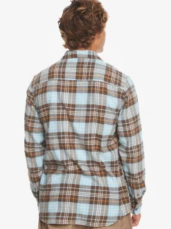 Quiksilver Banchor Long Sleeve Shirt Major Brown Banchor Hot