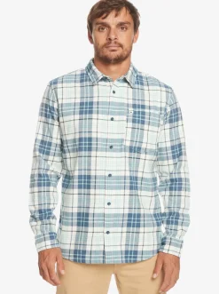 Quiksilver Banchor Long Sleeve Shirt Snow White Banchor New