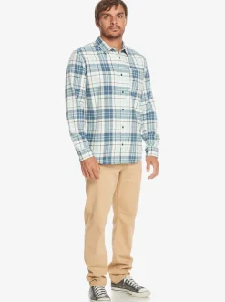 Quiksilver Banchor Long Sleeve Shirt Snow White Banchor New