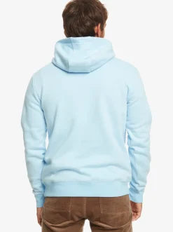 Quiksilver Big Logo Pullover Hoodie Clear Sky Best Sale