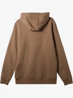 Quiksilver Big Logo Pullover Hoodie Fossil Clearance