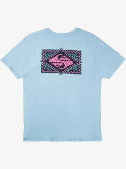 Quiksilver Black Flash T-Shirt Clear Sky Shop