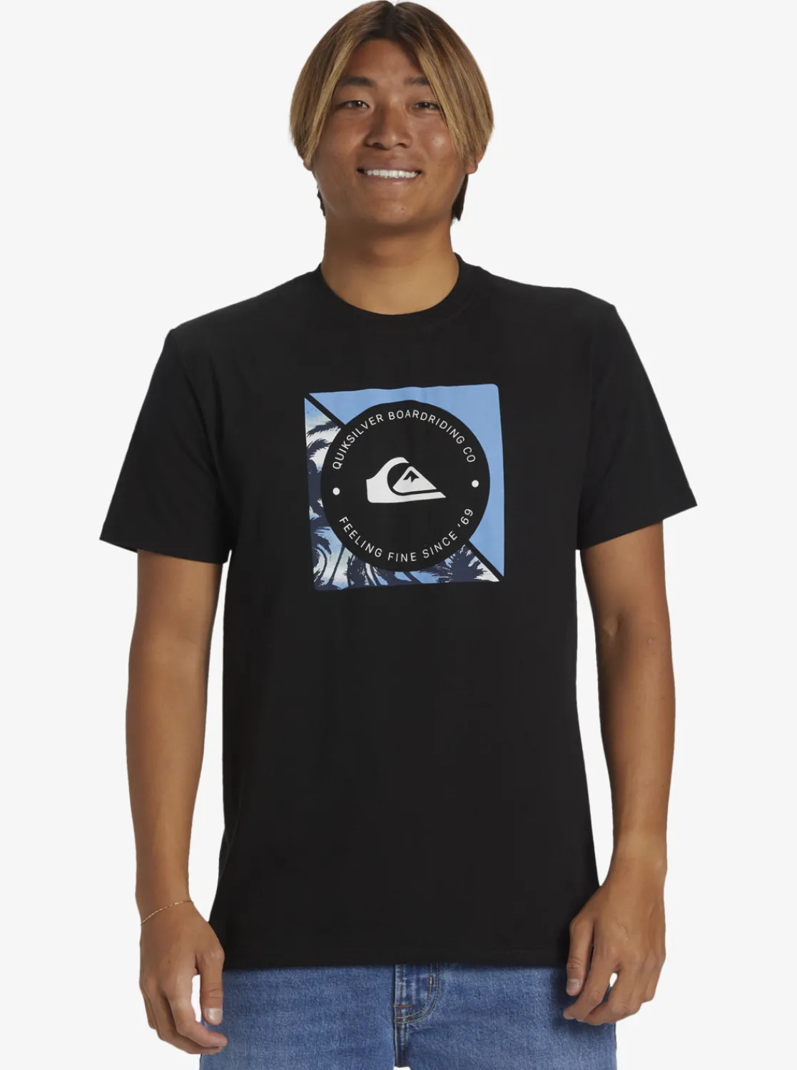 Quiksilver Boardshort Linked T-Shirt Black Discount