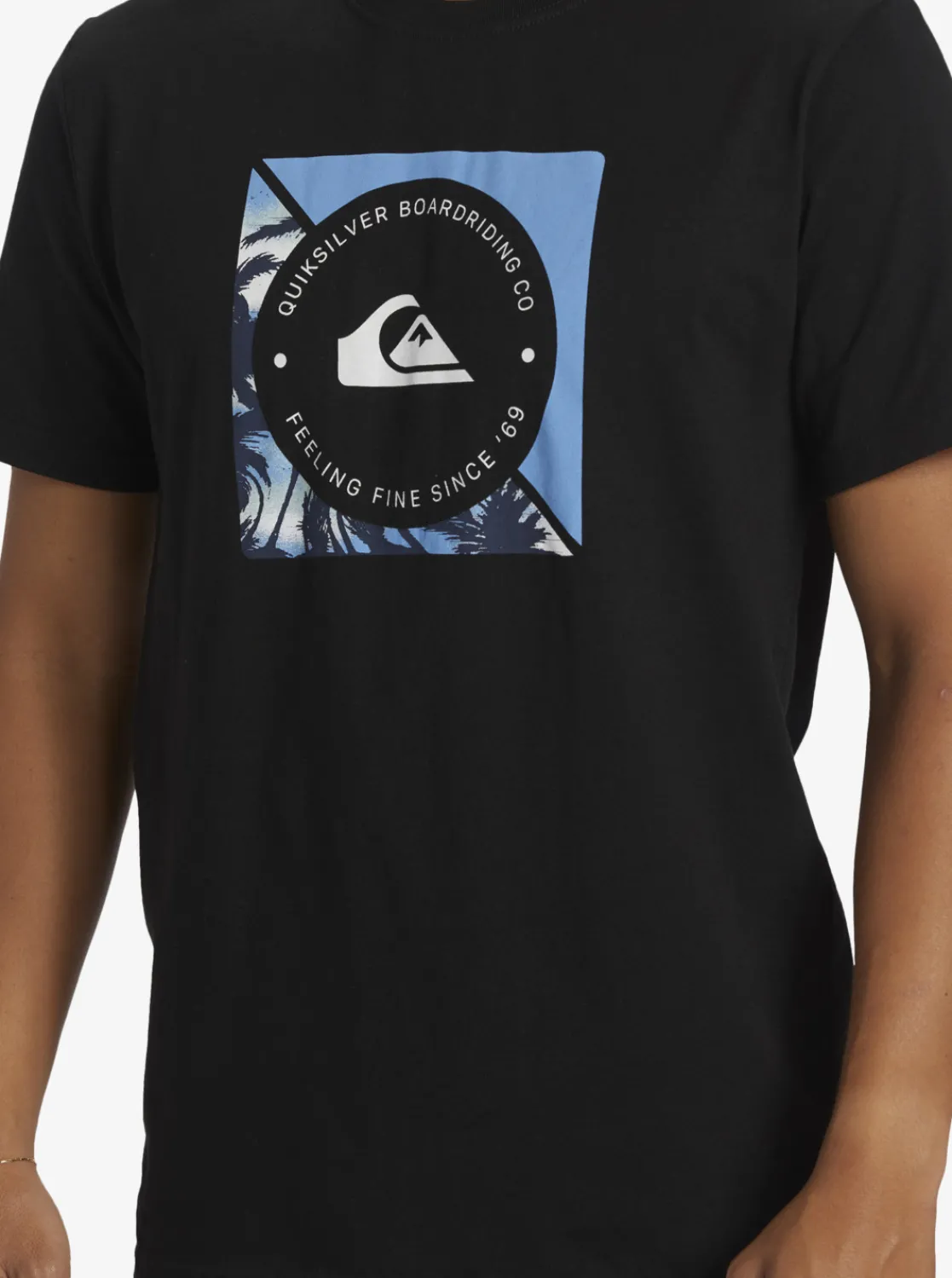 Quiksilver Boardshort Linked T-Shirt Black Discount