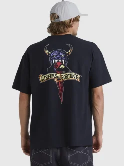 Quiksilver Boogieman T-Shirt Black Cheap