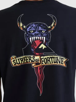 Quiksilver Boogieman T-Shirt Black Cheap