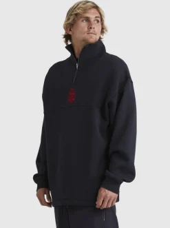 Quiksilver Boogieman Zip Sweatshirt Black Clearance
