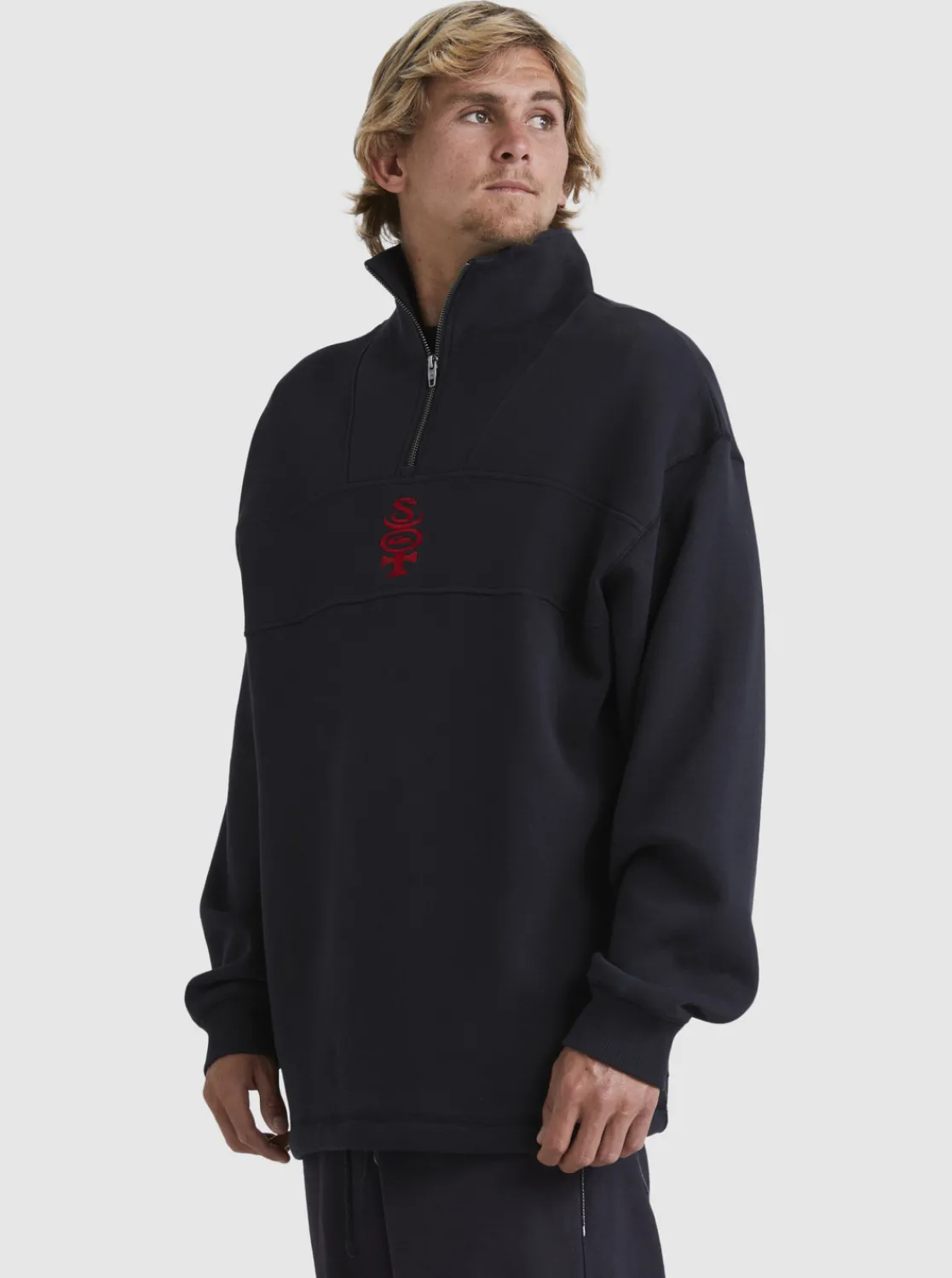 Quiksilver Boogieman Zip Sweatshirt Black Clearance