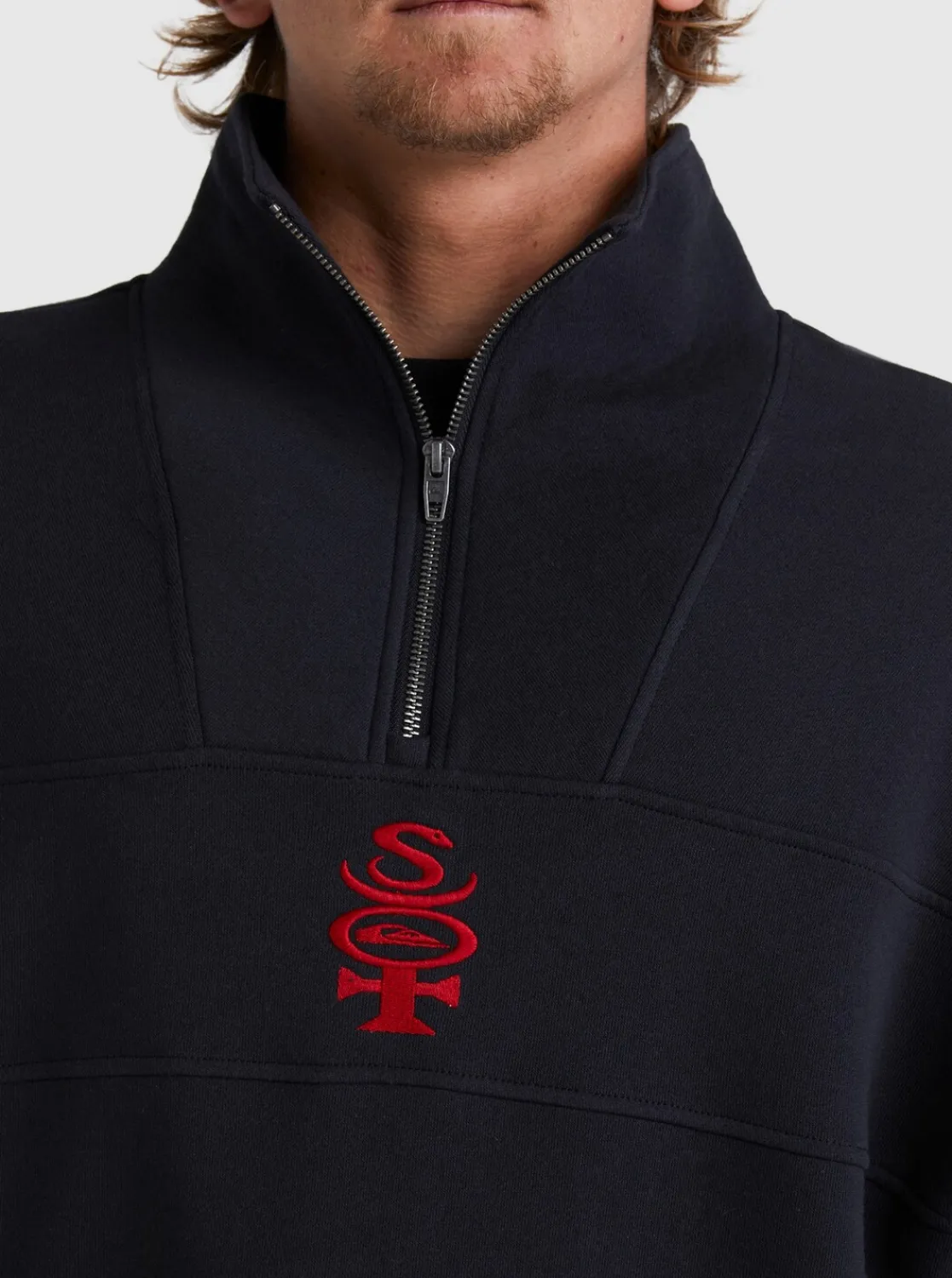 Quiksilver Boogieman Zip Sweatshirt Black Clearance