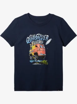 Quiksilver Boy'S 8-16 Beach Vannin T-Shirt Navy Blazer Best Sale