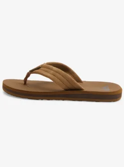 Quiksilver Boy'S 8-16 Carver Suede Core Sandals Tan 1 Discount