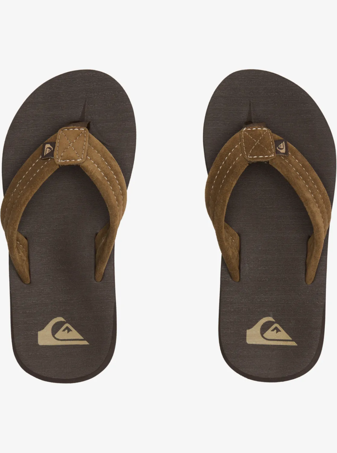 Quiksilver Boy'S 8-16 Carver Suede Core Sandals Brown 1 Cheap