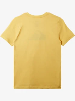 Quiksilver Boy'S 8-16 Comp Logo T-Shirt Banana Cream Fashion