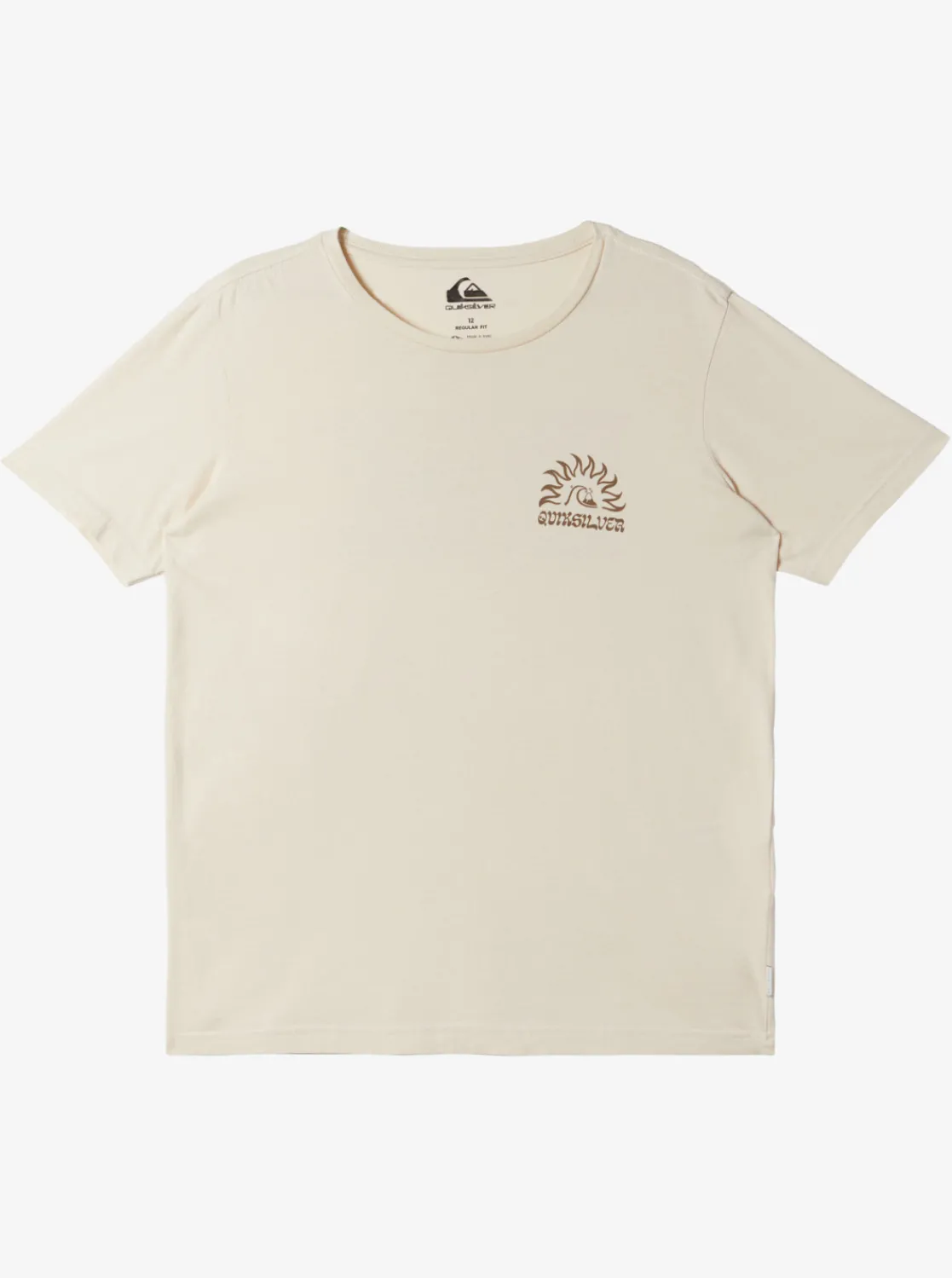 Quiksilver Boy'S 8-16 Earthy Type T-Shirt Birch New