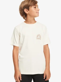 Quiksilver Boy'S 8-16 Earthy Type T-Shirt Birch New