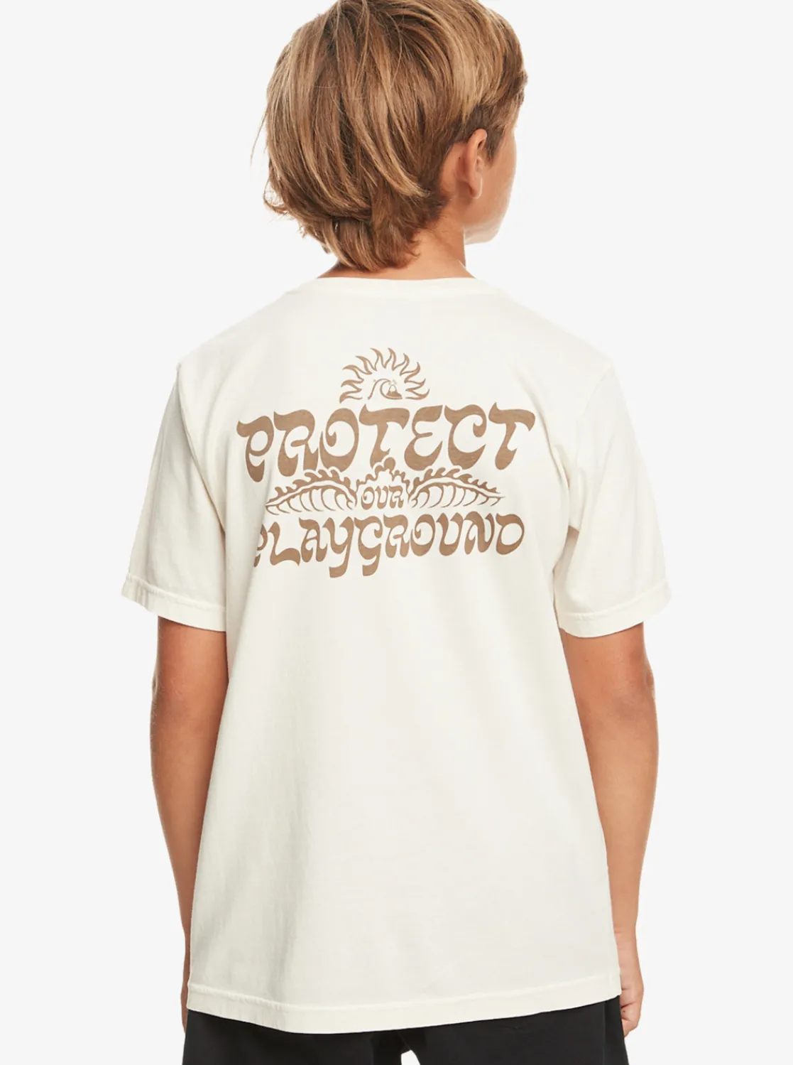 Quiksilver Boy'S 8-16 Earthy Type T-Shirt Birch New