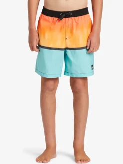 Quiksilver Boy'S 8-16 Everyday Mix Vl 15Nb Elastic Waist Shorts Orange Pop Sale