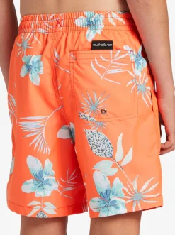 Quiksilver Boy'S 8-16 Everyday Mix Vl 15Nb Elastic Waist Shorts Fiery Coral Cheap