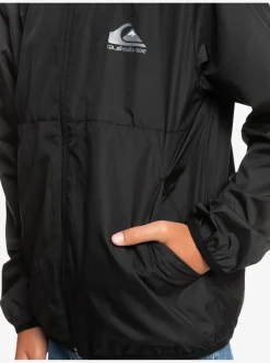 Quiksilver Boy'S 8-16 Everyday Water Repellent Windbreaker Black Best Sale