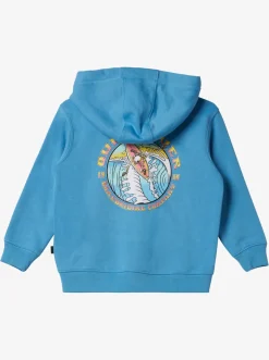 Quiksilver Boy'S 8-16 Going Big Zip Pullover Sweatshirt Azure Blue Cheap