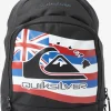 Quiksilver Boy'S 8-16 Hi Flagpole Chompine 12L Small Backpack Black New