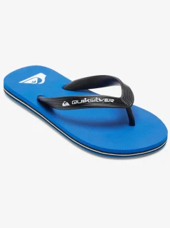 Quiksilver Boy'S 8-16 Molokai Core Flip-Flops Blue 1 New