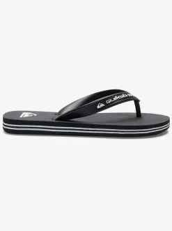 Quiksilver Boy'S 8-16 Molokai Core Flip-Flops Black 1 Hot