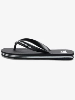 Quiksilver Boy'S 8-16 Molokai Core Flip-Flops Black 1 Hot