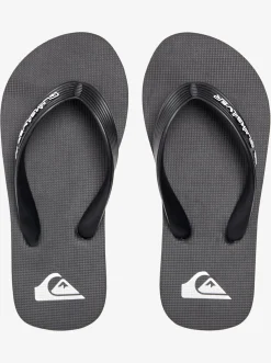 Quiksilver Boy'S 8-16 Molokai Core Flip-Flops Black 1 Hot