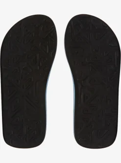 Quiksilver Boy'S 8-16 Molokai Layback Sandals Blue 4 New