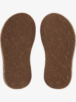 Quiksilver Boy'S 8-16 Oasis Sandals Black/Black/Brown Clearance