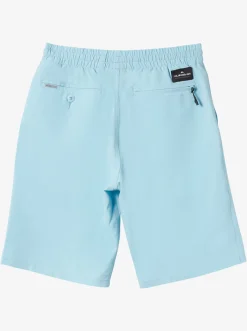 Quiksilver Boy'S 8-16 Ocean Elastic 18" Amphibian Boardshorts Sky Blue Cheap