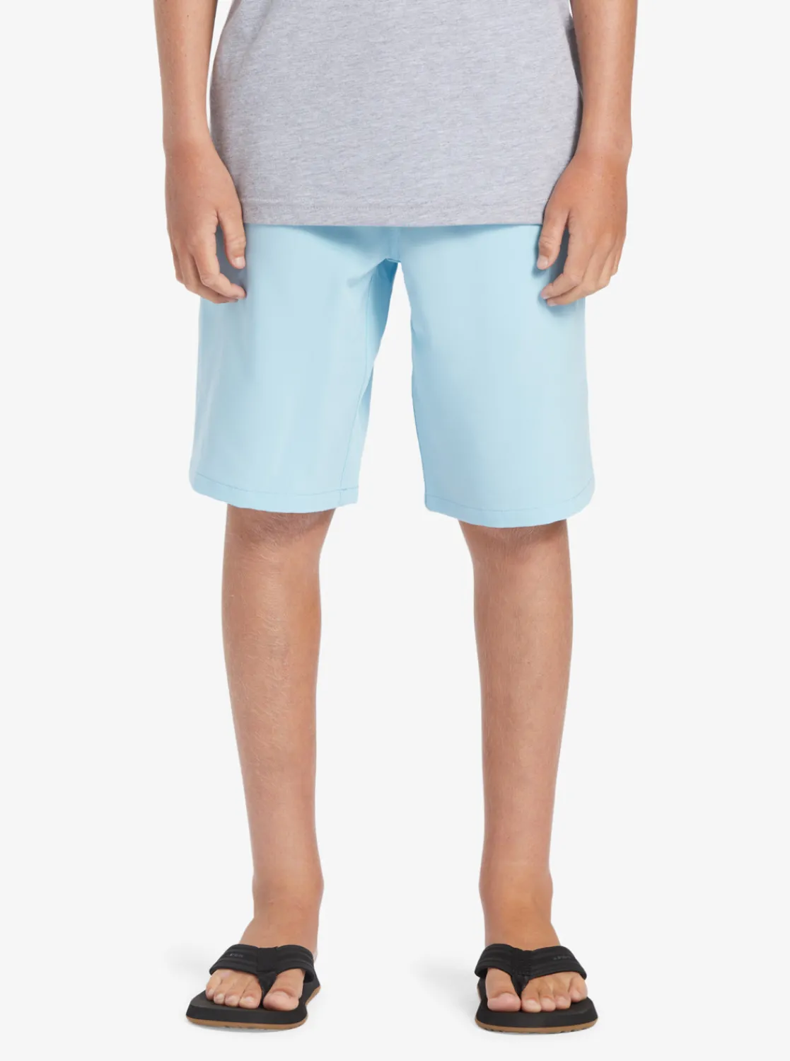 Quiksilver Boy'S 8-16 Ocean Elastic 18" Amphibian Boardshorts Sky Blue Cheap