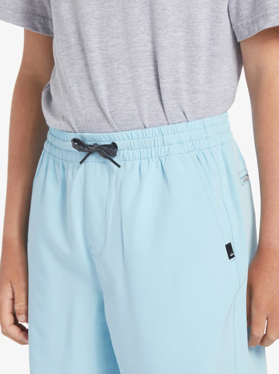 Quiksilver Boy'S 8-16 Ocean Elastic 18" Amphibian Boardshorts Sky Blue Cheap