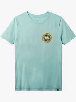 Quiksilver Boy'S 8-16 Omni Circle T-Shirt Pastel Turquoise Outlet